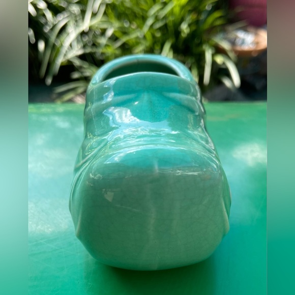 VINTAGE RETRO PLANTER  shaped like a DUTCH SHOE - 1940s-50s - Picture 3 of 10